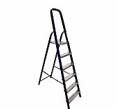 Лестница-стремянка Алюмет, 6 ступеней, 1 секция, стальная, нагрузка до 150 кг
