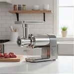 Мясорубка электрическая Willmark WMG-3672GS, пластик, 2000 Вт, серый