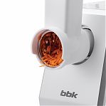 Мясорубка электрическая  BBK MG2005 V0031696,  2 кВт,  2 кг/мин, белая с серебром