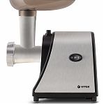 Мясорубка электрическая Vitek VT-3636 (MC), пластик, 1700 Вт, серебро с черным
