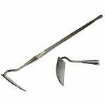 Тяпка Skrab 28086 нержавеющая косая с рукояткой 1.2 м, для сада и огорода