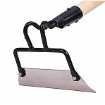 Тяпка Центроинструмент 200х60 мм нержавеющая сталь 1345, с деревянным черенком