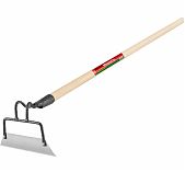 Тяпка Центроинструмент 200х60 мм нержавеющая сталь 1345, с деревянным черенком