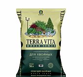 Грунт Terra Vita Живая земля  Хвойные полностью готовый среднекислый грунт, объем 50 л