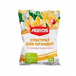 Грунт Agros Субстрат для орхидей, на основе пеностекла, кора сосны, объем 2 л