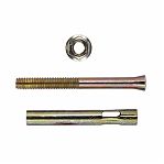 Анкерный болт 12х65 мм, оцинкованная сталь, желтопассивированное покрытие