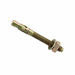 Анкер клиновой 12х120 мм, оцинкованная сталь, желтопассивированное покрытие