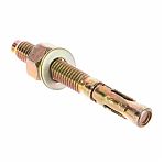 Анкер клиновой 12х120 мм, оцинкованная сталь, желтопассивированное покрытие