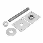 Анкер регулируемый по высоте Сибртех ARH24(100), оцинкованный, 24х100 мм 