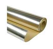 Фольга на бумажной основе, для Бани и Сауны, 0.08х1.2 м, серебристая, 18 м.кв, 15 м.п.