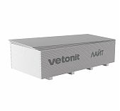 Плита гипсовая Vetonit Лайт облегченный, размер 9.5х1200х2500 мм, для отделки и строительства