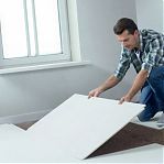 Лист гипсоволокнистый Knauf, размер 20х600х1200 мм, элемент пола, влагостойкий