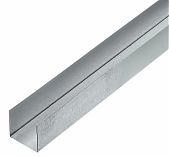 Профиль направляющий RBM ПН 28/27, сталь, 27х28х3000 мм, оцинкованный, для каркаса потолков и стен