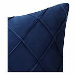 Подушка декоративная Этель Соло 10766716, велюр, синтепон, синий, 30х50 см