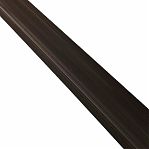 Штакетник металлический, покрытие полиэстер, S-124 мм, длина 1800 мм, темно-коричневый RAL 8017