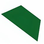 Железо лист гладкий, полимерное покрытие 0.4х1250х2000 мм, зеленый