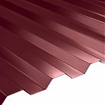 Профнастил Металл Профиль С-21 темная вишня 0.4х1050х1700 мм для кровли, фасада, забора