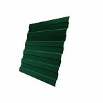 Профнастил Металл Профиль C-21 темно-зеленый 0.4х1050x1700 мм для кровли, фасада, забора
