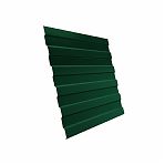 Профнастил Металл Профиль C-21 темно-зеленый 0.4х1050x1700 мм для кровли, фасада, забора