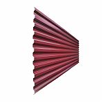 Профнастил Металл Профиль C-21 вишня 0.4х1050х2000 мм для кровли, фасада, забора