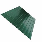 Профнастил Металл Профиль С-8 темно-зеленый 0.4х1200х1700 мм для кровли, фасада, забора