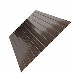 Профнастил Металл Профиль C-8 коричневый 0.4х1200x1700 мм для кровли, фасада, забора