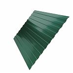 Профнастил Металл Профиль С-8 темно-зеленый 0.4х1200х2000 мм для кровли, фасада, забора