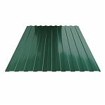 Профнастил Металл Профиль С-8 темно-зеленый 0.4х1200х2000 мм для кровли, фасада, забора