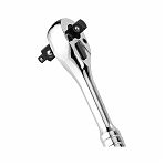 Трещотка Workpro WP271014 3в1, 1/2" + 1/4" + 3/8", 72 зуба, сталь