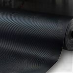 Грязезащита резиновое покрытие ComeForte Рифленка AM-03 средняя линия, ширина 1200 мм, черный, от 1 м