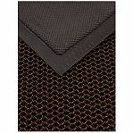 Коврик напольный Mesh Mat 60х90 см черно-золотой ComeForte