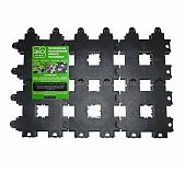 Модуль газонной решетки Аэротрек черный 200х200х35 мм