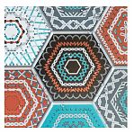 Дорожка ковровая 08-057, 3D, матовый, граненый шестигранник, 0.4х80х100 см