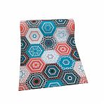 Дорожка ковровая 08-057, 3D, матовый, граненый шестигранник, 0.4х80х100 см