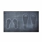 Коврик ComeForte резиновый 45х75 см, Ботинки