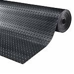 Грязезащита резиновое покрытие ComeForte Елочка AM-07 мелкая линия, черный, 1 м