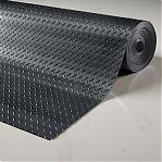 Грязезащита резиновое покрытие ComeForte Елочка AM-07 мелкая линия, черный, 1 м