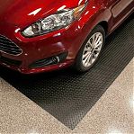 Грязезащита резиновое покрытие ComeForte Елочка AM-07 мелкая линия, черный, 1 м