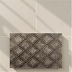 Коврик придверный ComeForte Жаккард HP-3609, резина, полиэстер, ромб коричневый, 50х80 см