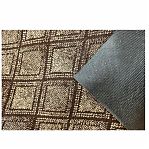 Коврик придверный ComeForte Жаккард HP-3609, резина, полиэстер, ромб коричневый, 50х80 см