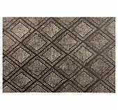 Коврик придверный ComeForte Жаккард HP-3609, резина, полиэстер, ромб коричневый, 50х80 см