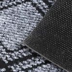 Коврик придверный ComeForte Жаккард HP-3608, резина, полиэстер, ромб серый, 50х80 см 