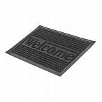 Коврик придверный ComeForte Уют классик CC001462, резина, чёрный, 40х60 см