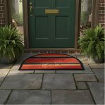 Коврик придверный ComeForte Уют CC001560, резина, мультиколор бордовый, 45х75 см