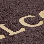 Коврик Sunstep Spongy  Welcome 38-442, коричневый, прямоугольный, резина, 500х800 мм