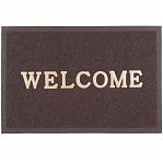 Коврик Sunstep Spongy  Welcome 38-442, коричневый, прямоугольный, резина, 500х800 мм