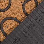 Коврик Sunstep Следы 32-081, кокосовое волокно, резина, 400х600 мм