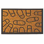 Коврик Sunstep Следы 32-081, кокосовое волокно, резина, 400х600 мм