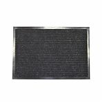 Коврик ComeForte Floor Mat, полиэстер, ребристый, черный, 120х200 см
