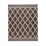 Ковровая дорожка 3D матовая 4х1000х1200 мм, Арт-129, коричневый